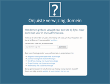 Tablet Screenshot of gvdw.nl